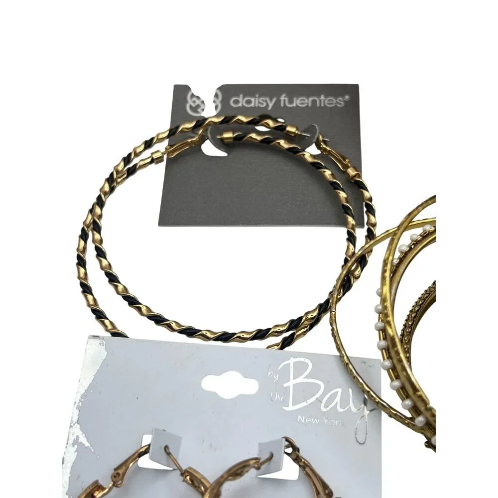 NWT Mixed Jewelry Lot Earrings Necklaces Bracelets Bangles Anklets Body Stud - Picture 5 of 16